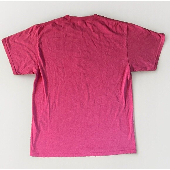 Cal Poly Pink T-Shirt Men's M Regular Crew Neck Solid‎ Cotton CP San Luis Obispo - Picture 3 of 4